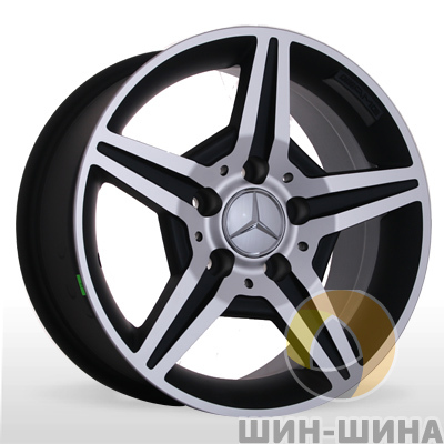 Диски Replica BKR 165 MtBP (Matt Black Polished) Replica